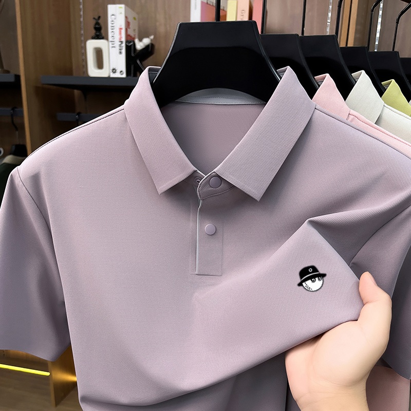 Embroidery Premium - Quick-dry Men's Cooling Breathable Business Polo