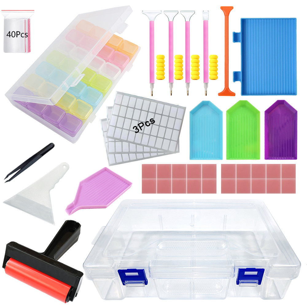 Diamond Painting Tools Kit wit - Embroidery Kit Starter ulasan dan harga