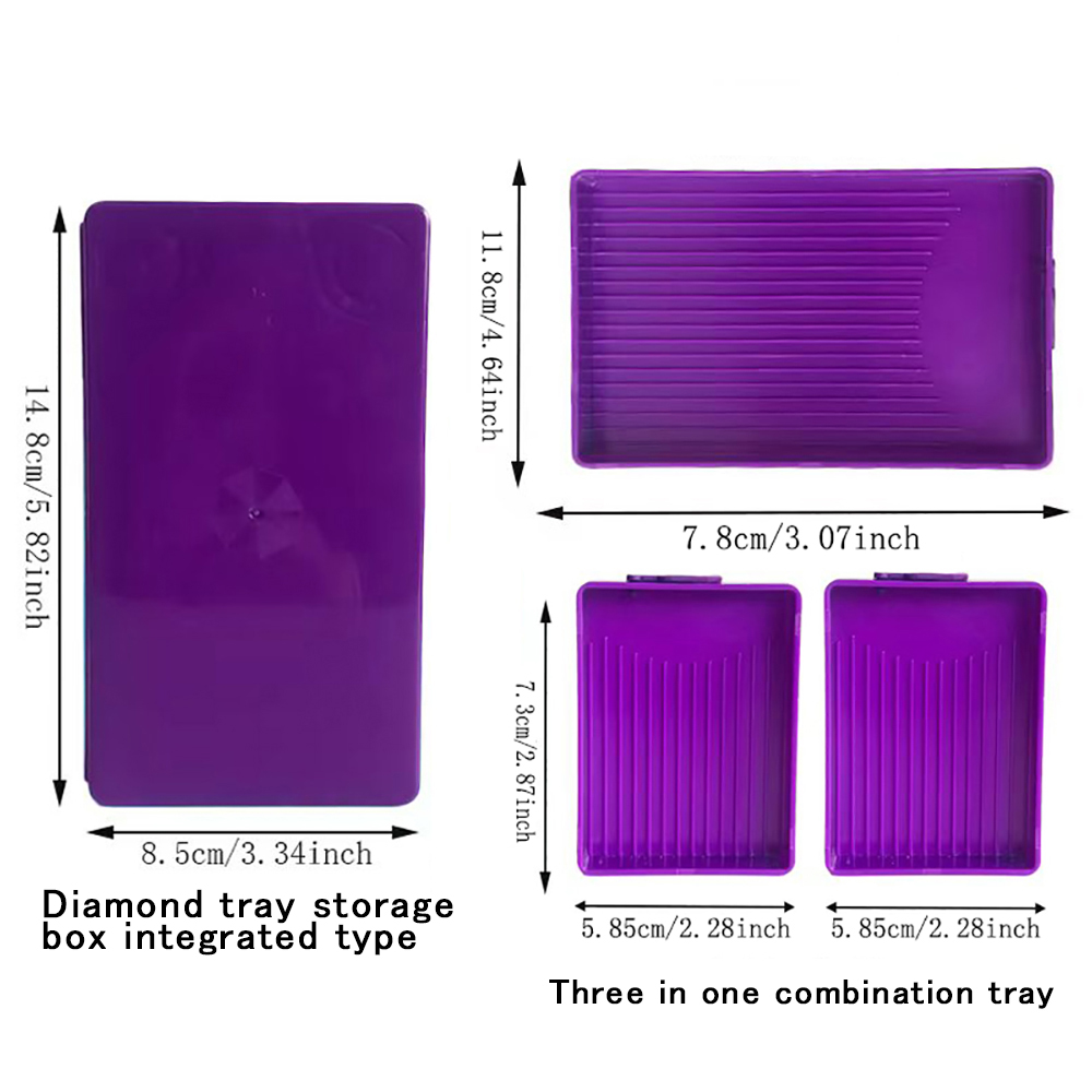 Diamond Painting Tray with Lid - Embroidery Kit Starter ulasan dan harga