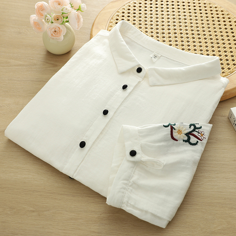 New 2026 Summer Women Cotton Y - Embroidery Love ulasan dan harga
