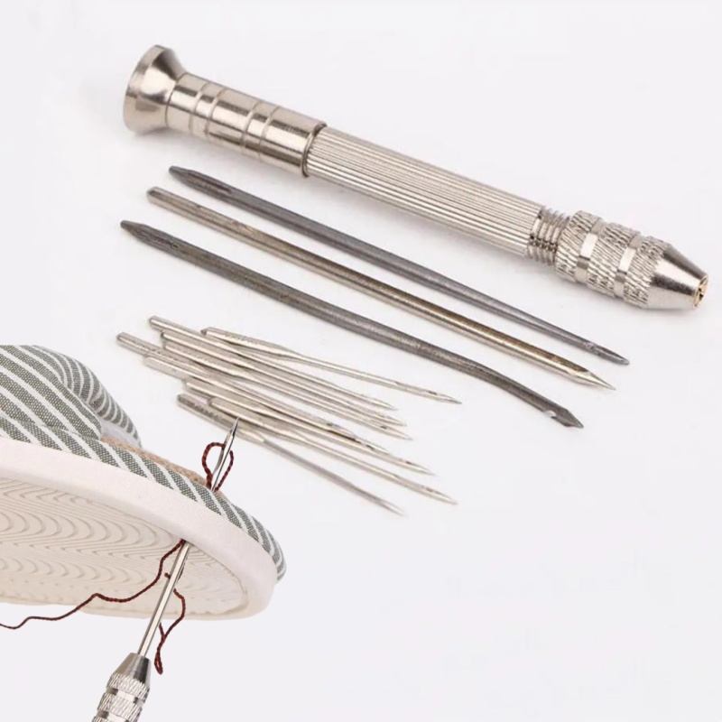 Leather Sewing Awl Repair Kit  - Punch Needle Handle ulasan dan harga