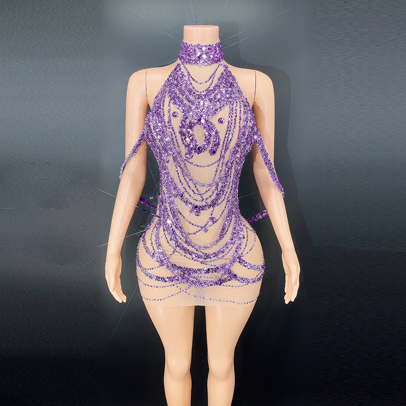 Sexy Sparkly Silver Prom Dress - Embroidery Beads ulasan dan harga