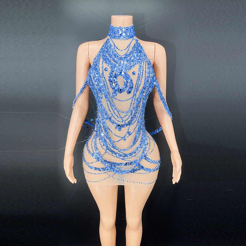 Sexy Sparkly Silver Prom Dress - Embroidery Beads ulasan dan harga