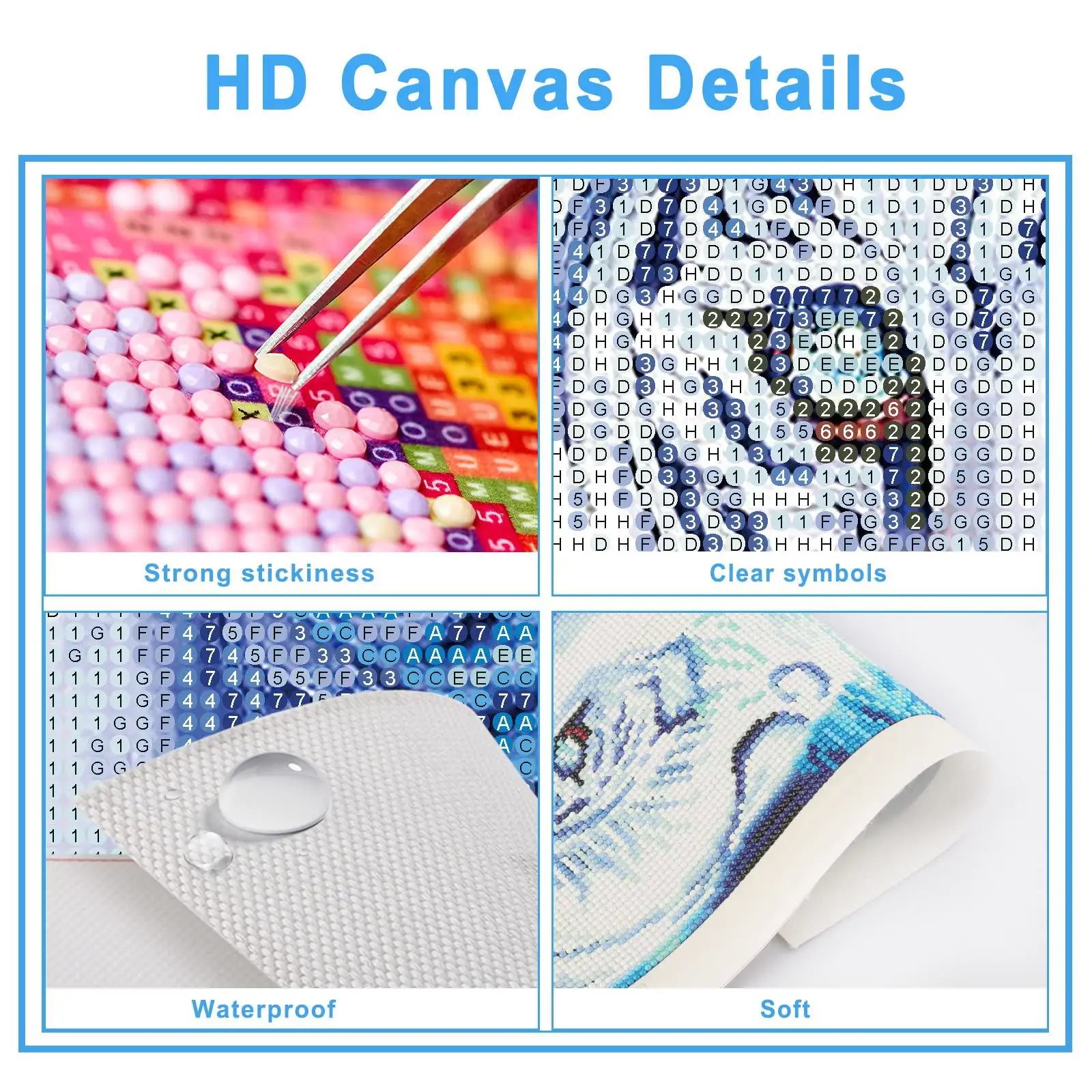 1pc frameless Diamond Mosaic 5 - Embroidery Beads ulasan dan harga