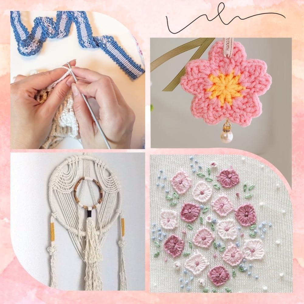 10 Skeins 6 Strands Red Embroi - Embroidery Floss ulasan dan harga