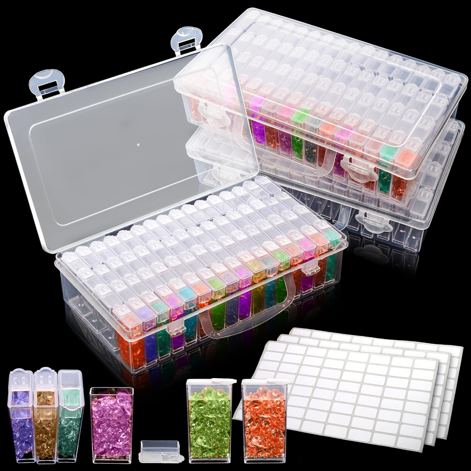 Diamond Art Storage Containers - Embroidery Beads ulasan dan harga