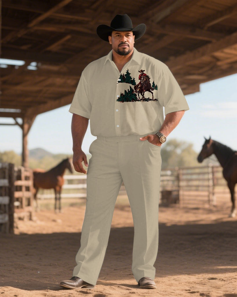 S-9XL Men's Western Cowboy Emb - Embroidery Design ulasan dan harga