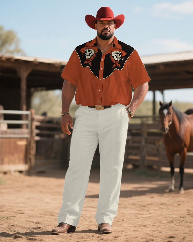 S-9XL Men's Western Cowboy Emb - Embroidery Design ulasan dan harga