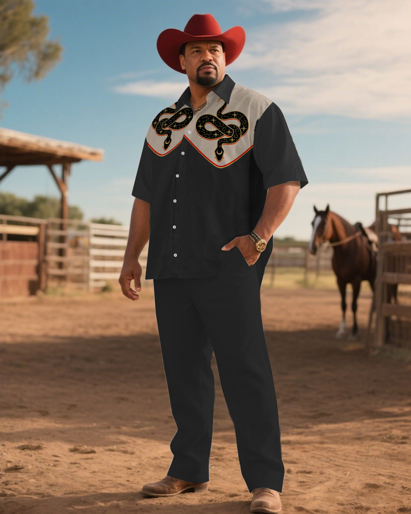 S-9XL Men's Western Cowboy Emb - Embroidery Design ulasan dan harga