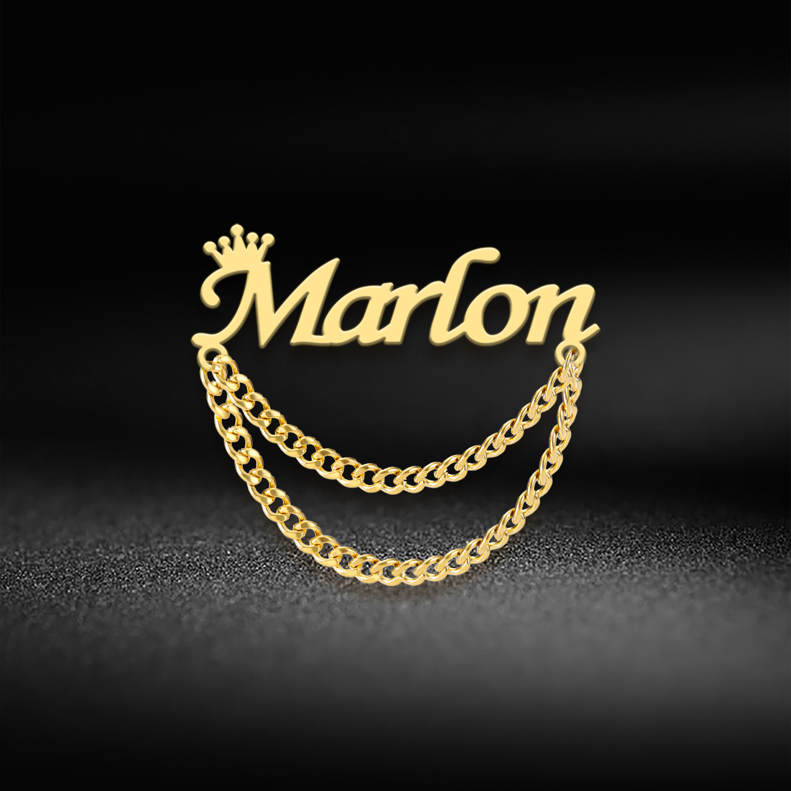 Personalized Name Brooch Custo - Embroidery Name ulasan dan harga