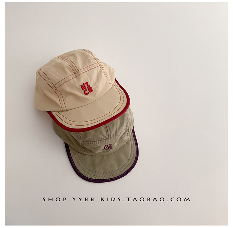 Summer Quick Dry Hat for Baby  - Embroidery Letter ulasan dan harga