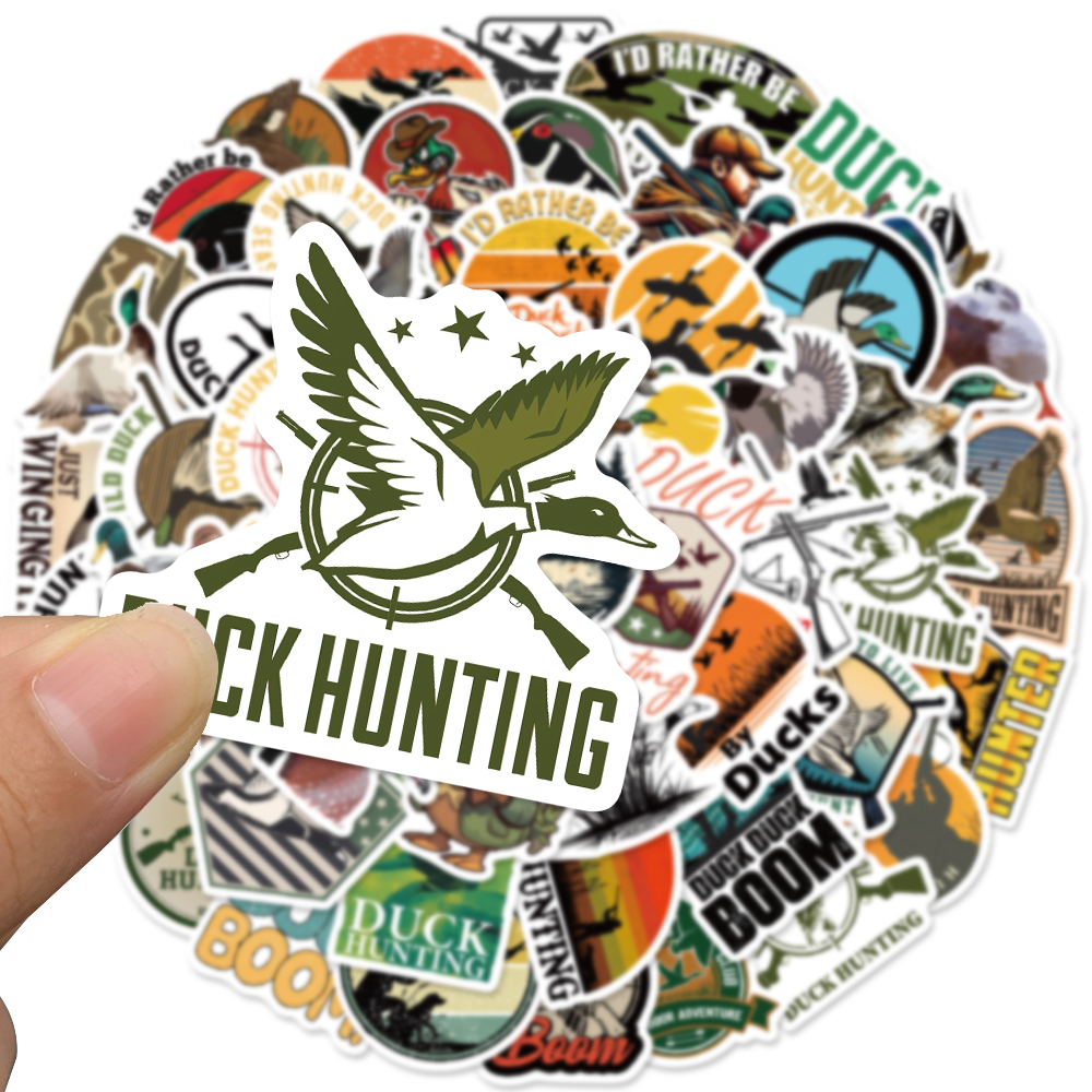 56pcs Duck Hunting Sticker For - Embroidery Wall Art ulasan dan harga