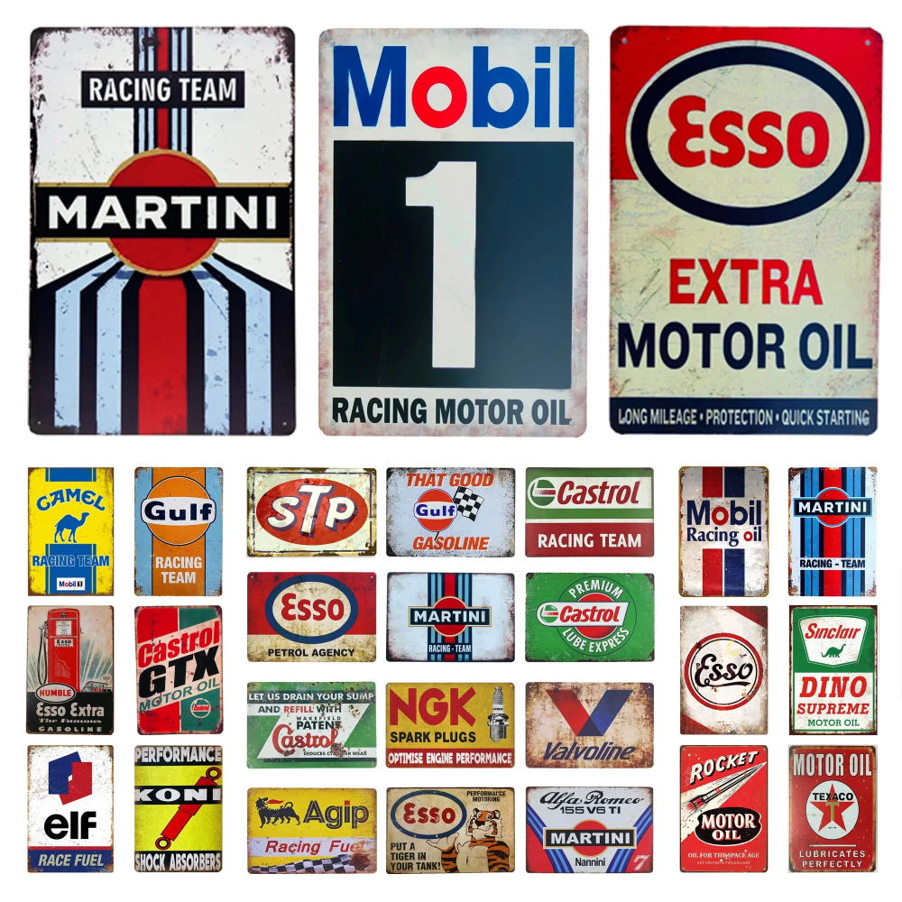 Vintage-Style Motor Oil Gas Si - Embroidery Charm ulasan dan harga