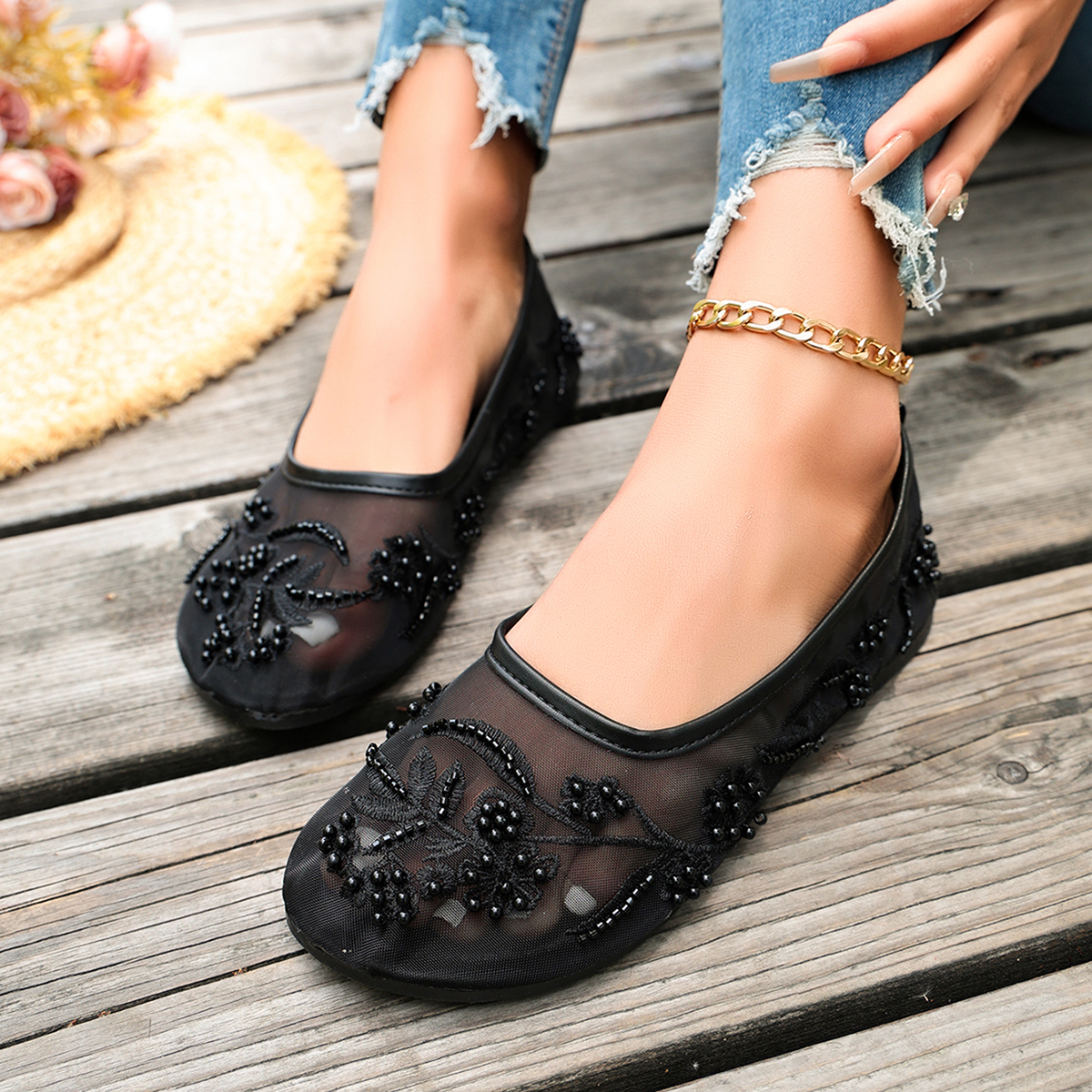 Embroidery String Bead Mesh Ba - Embroidery Beads ulasan dan harga
