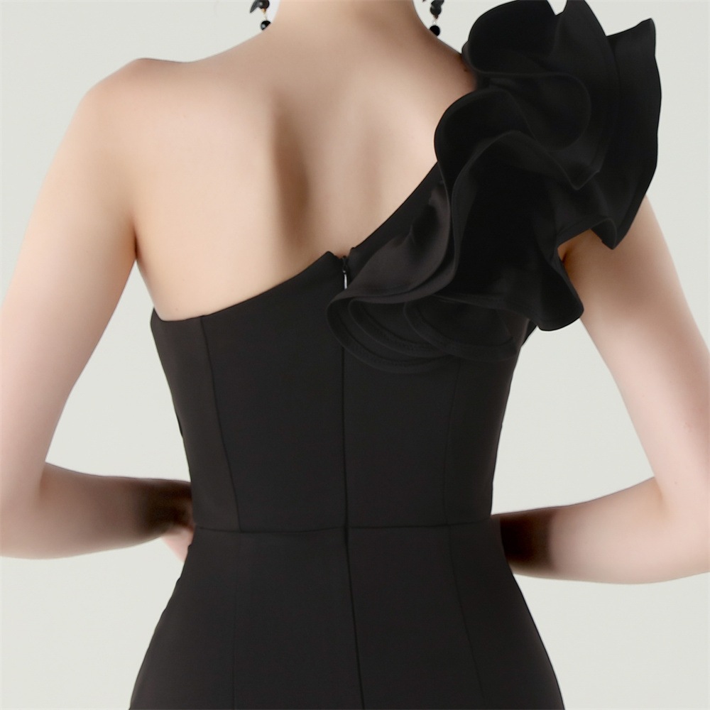 Elegant Evening Dress Women Me - Embroidery Beads ulasan dan harga