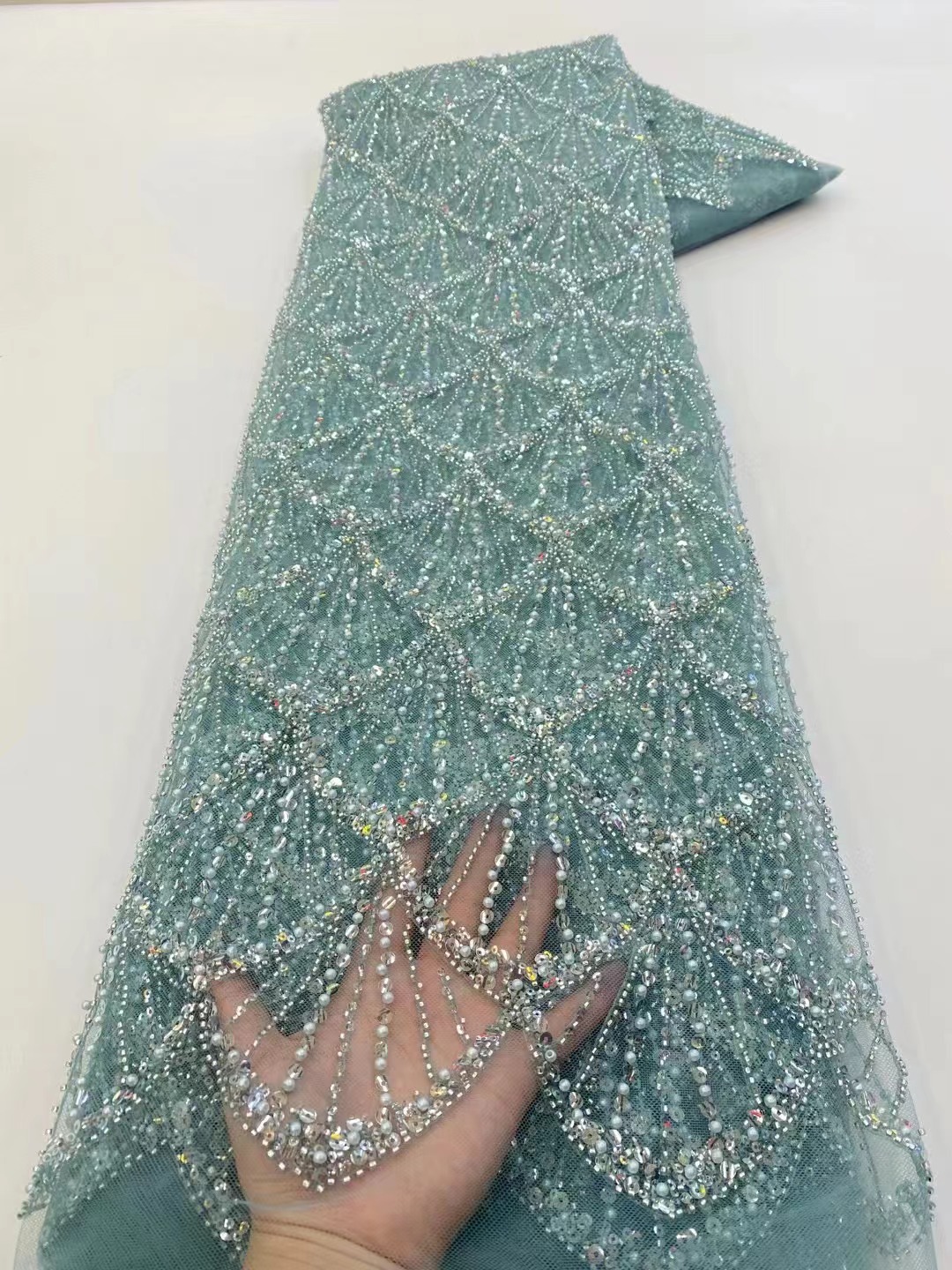 African Tulle Lace Fabric 2026 - Embroidery Jersey ulasan dan harga