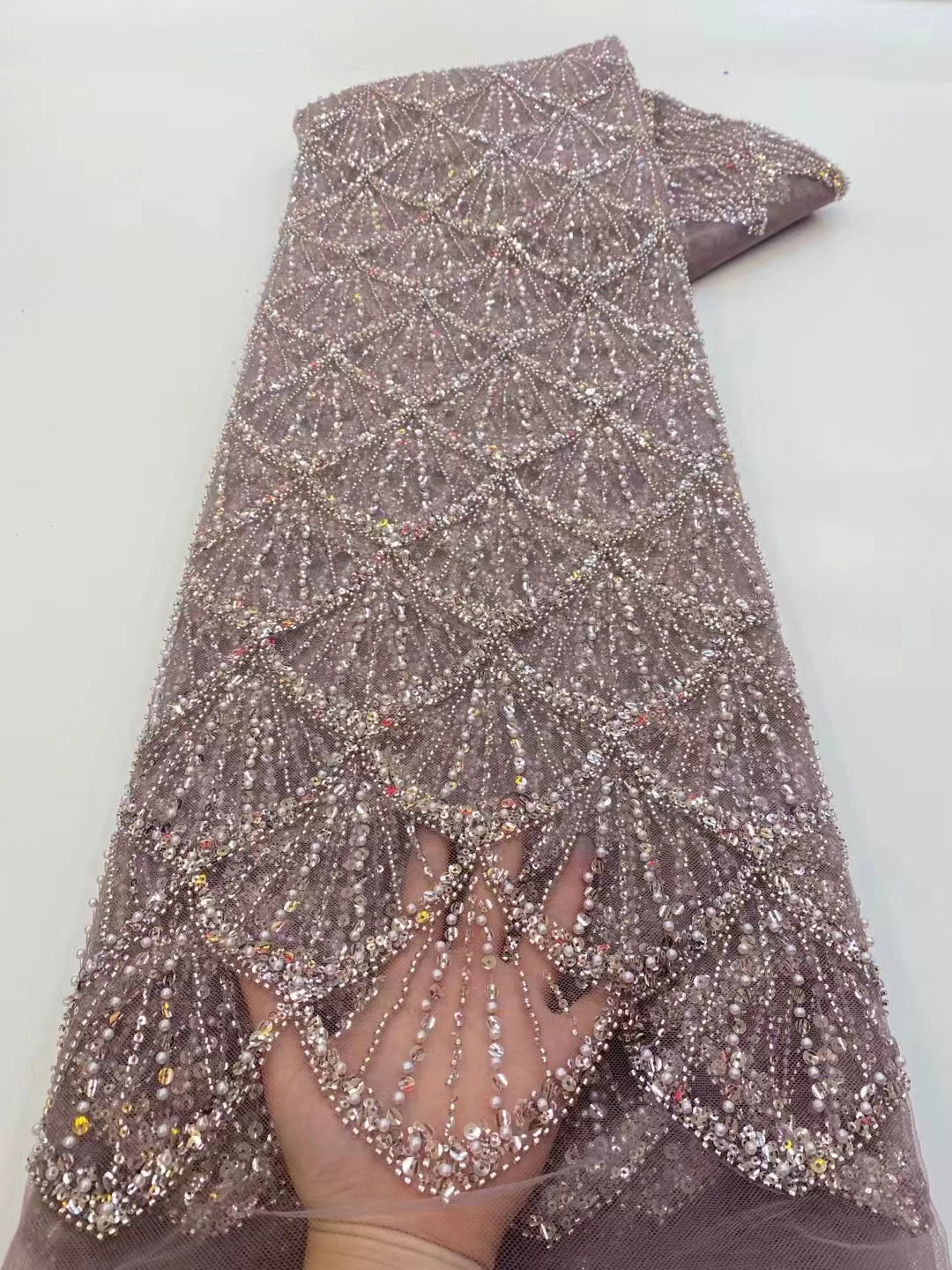 African Tulle Lace Fabric 2026 - Embroidery Jersey ulasan dan harga