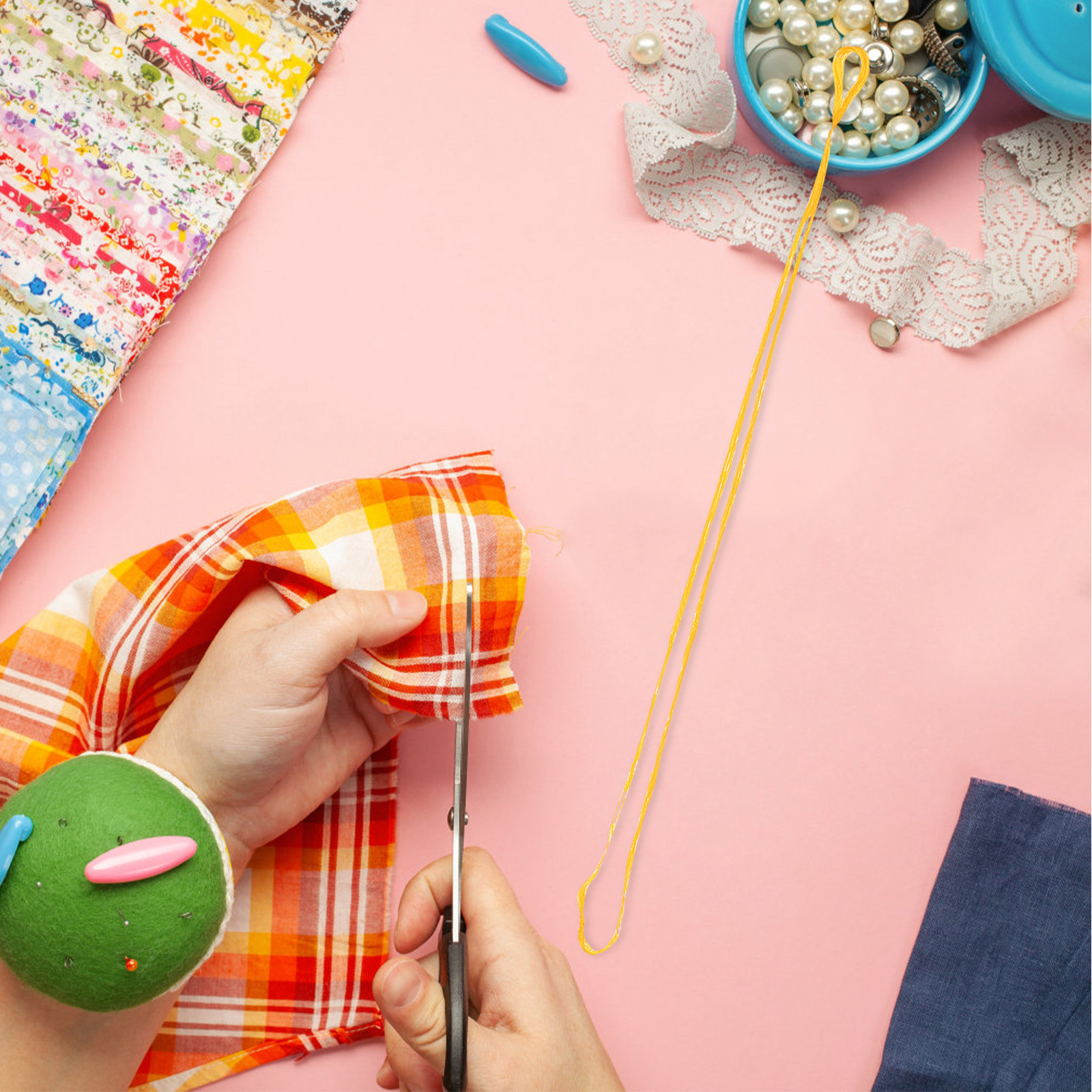8Pcs Silk Embroidery Thread Na - Embroidery Floss ulasan dan harga
