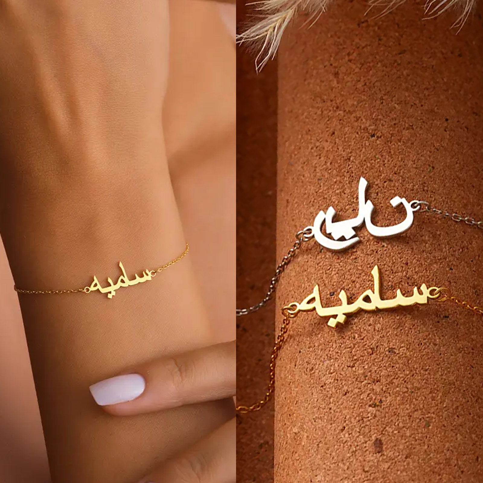 Custom Arabic Name Bracelet fo - Embroidery Charm ulasan dan harga