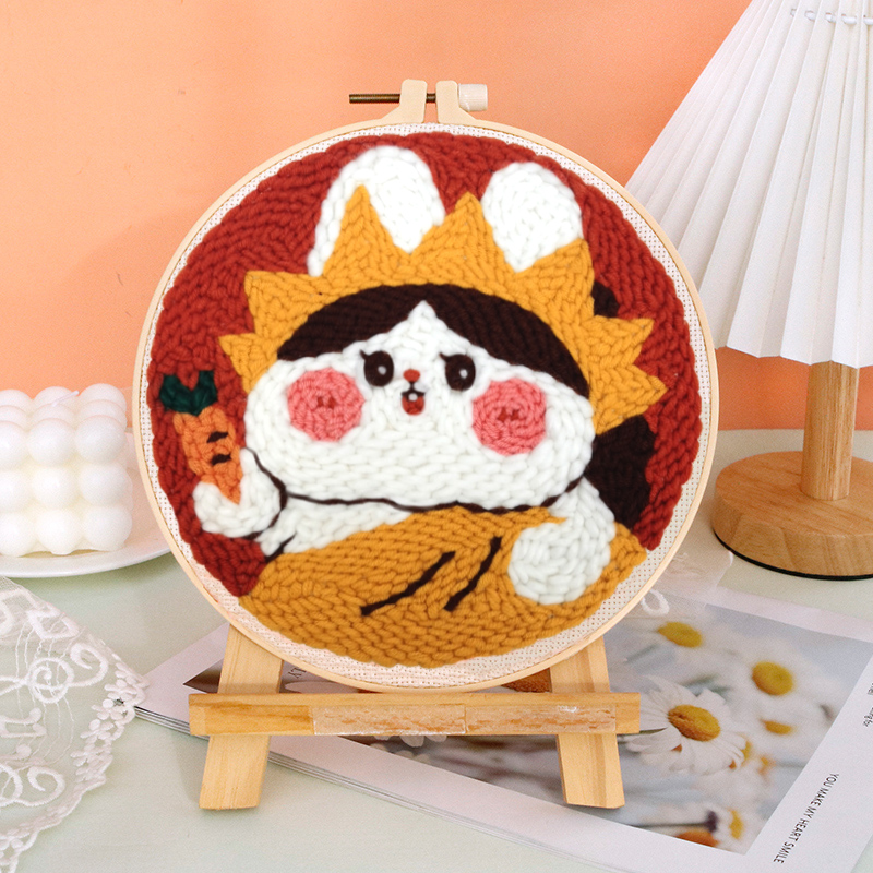 20x20cm Punch Needle Embroider - Punch Needle Handle ulasan dan harga