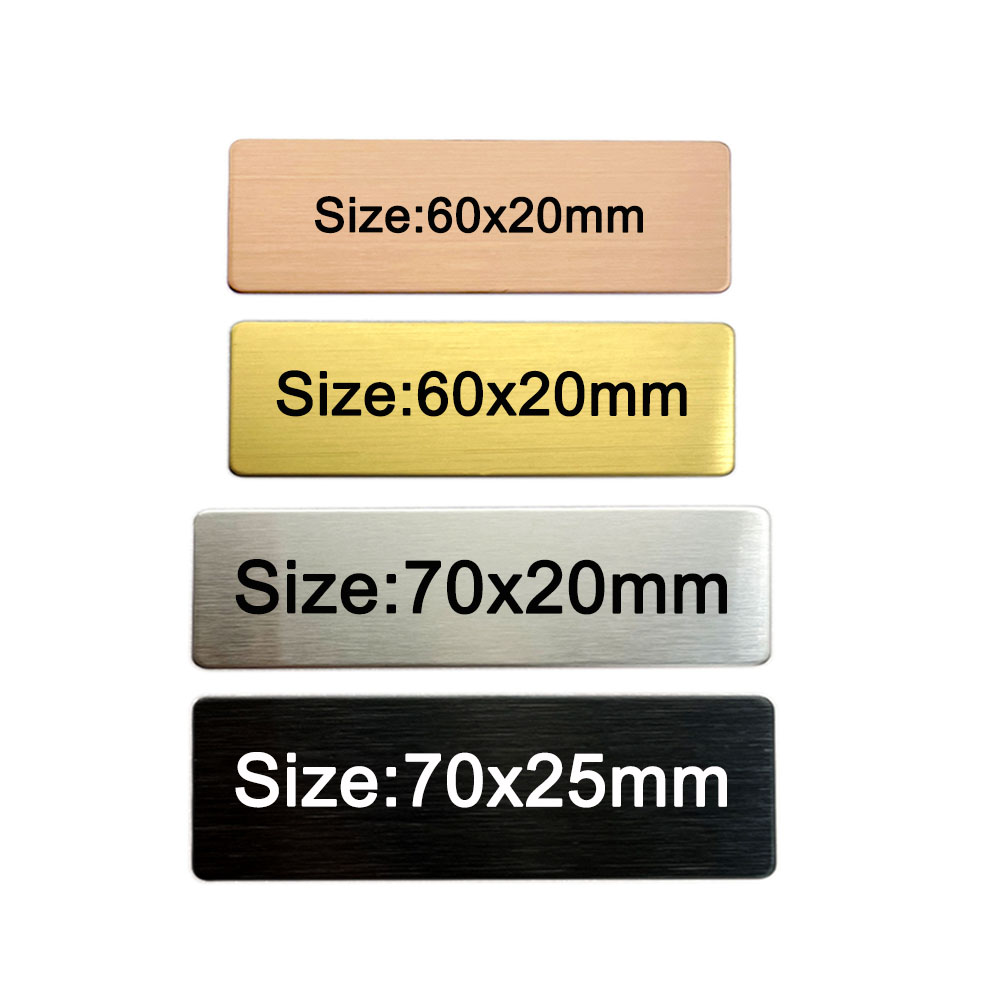 6/7x2CM Engraved Your Logo Tex - Embroidery Name ulasan dan harga