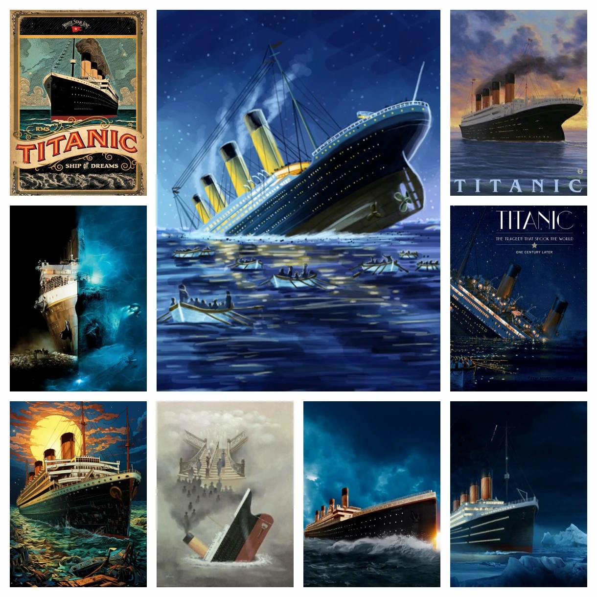 The Titanic Diamond Painting F - Embroidery Wall Art ulasan dan harga