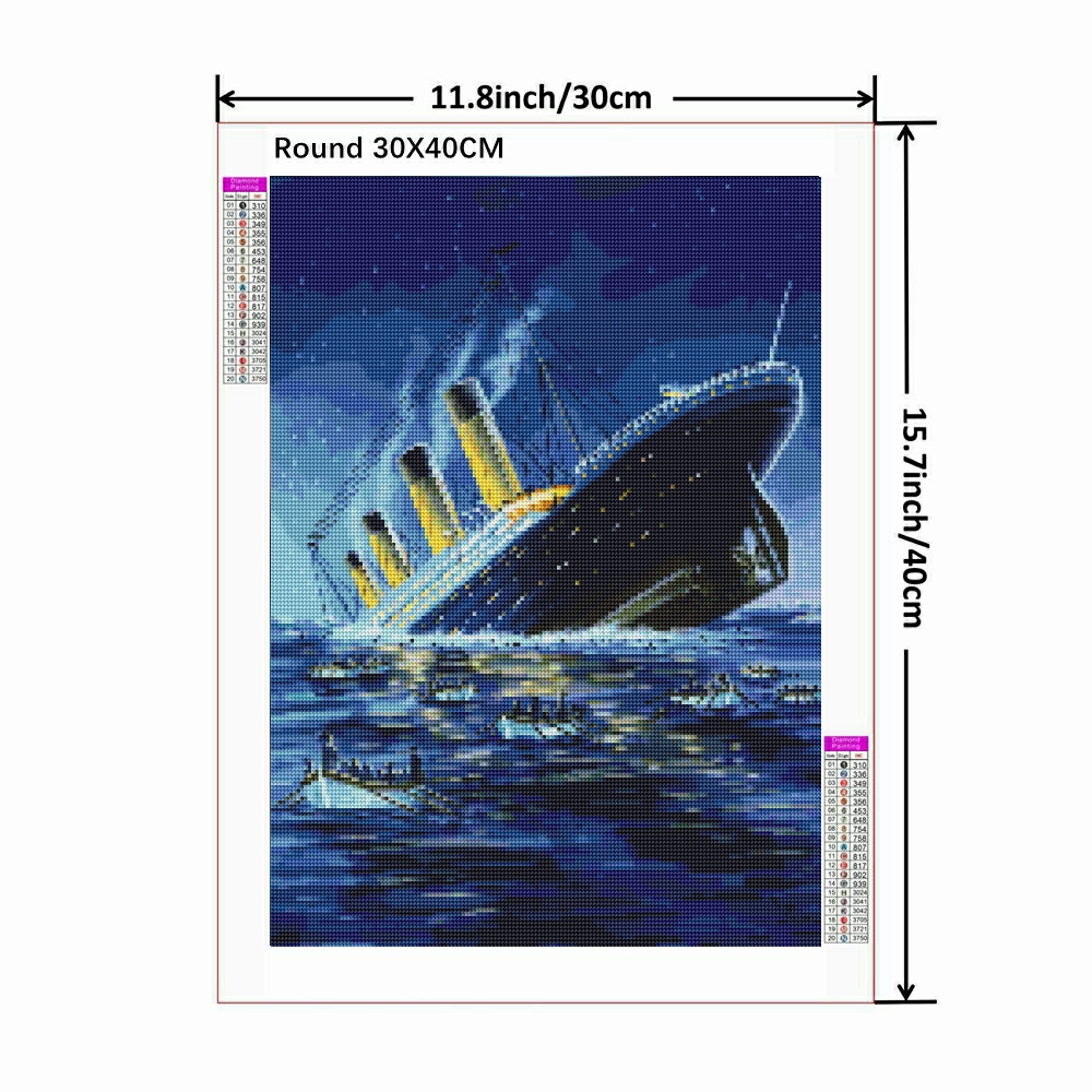 The Titanic Diamond Painting F - Embroidery Wall Art ulasan dan harga