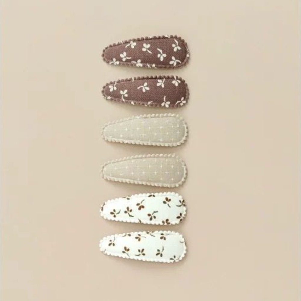 6 Pcs/Set Lovely 2inch Baby Ha - Embroidery Love ulasan dan harga