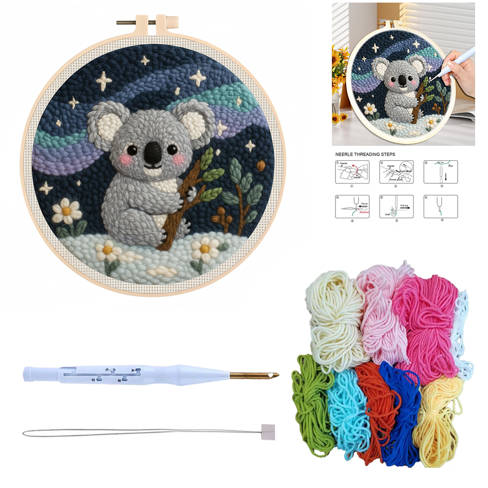 CHENISTORY Punch Needle Kit fo - Punch Needle Handle ulasan dan harga