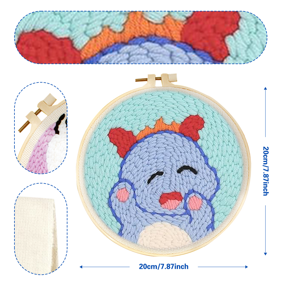 GATYZTORY punch needle embroid - Punch Needle Handle ulasan dan harga