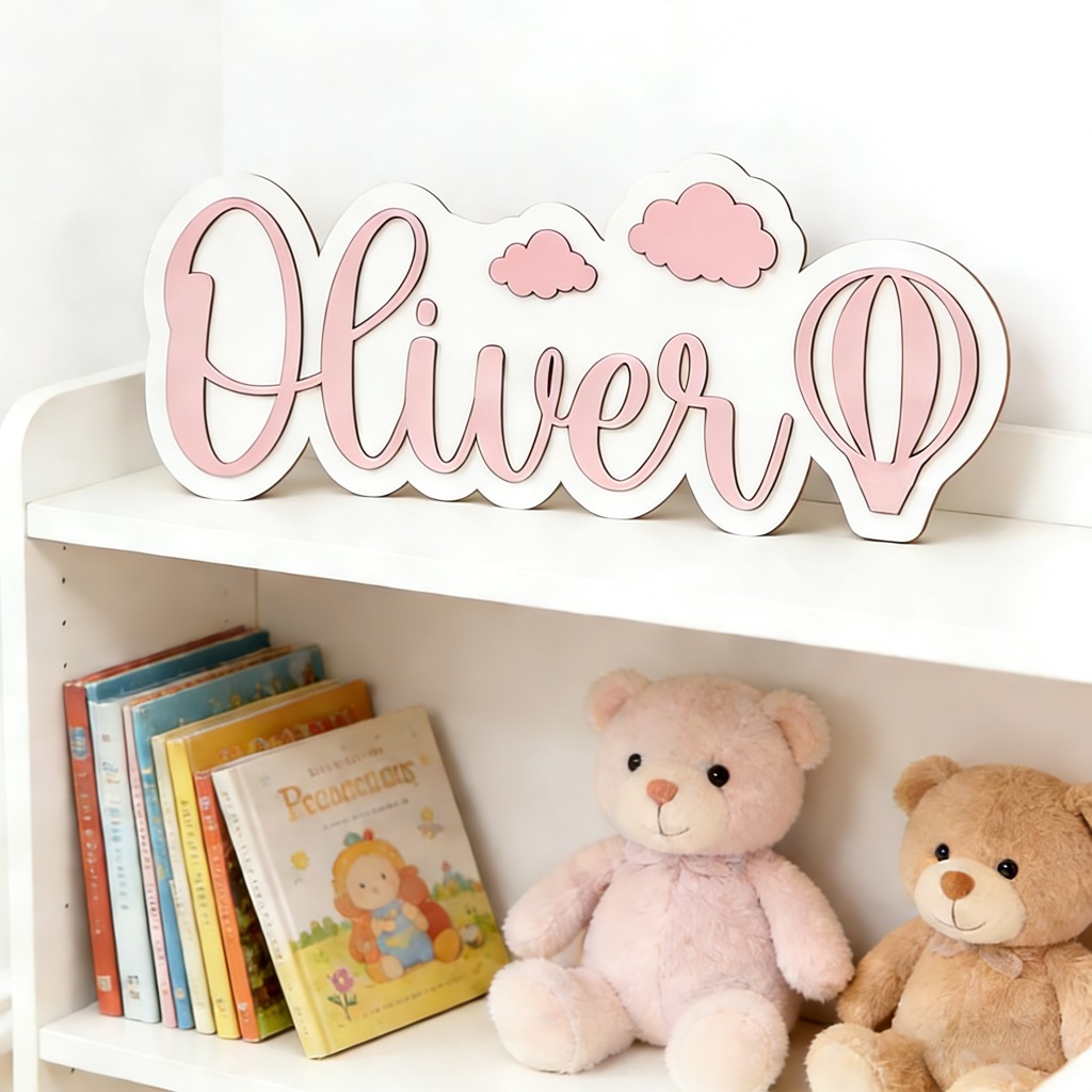 Personalized Custom Wooden Nam - Embroidery Name ulasan dan harga