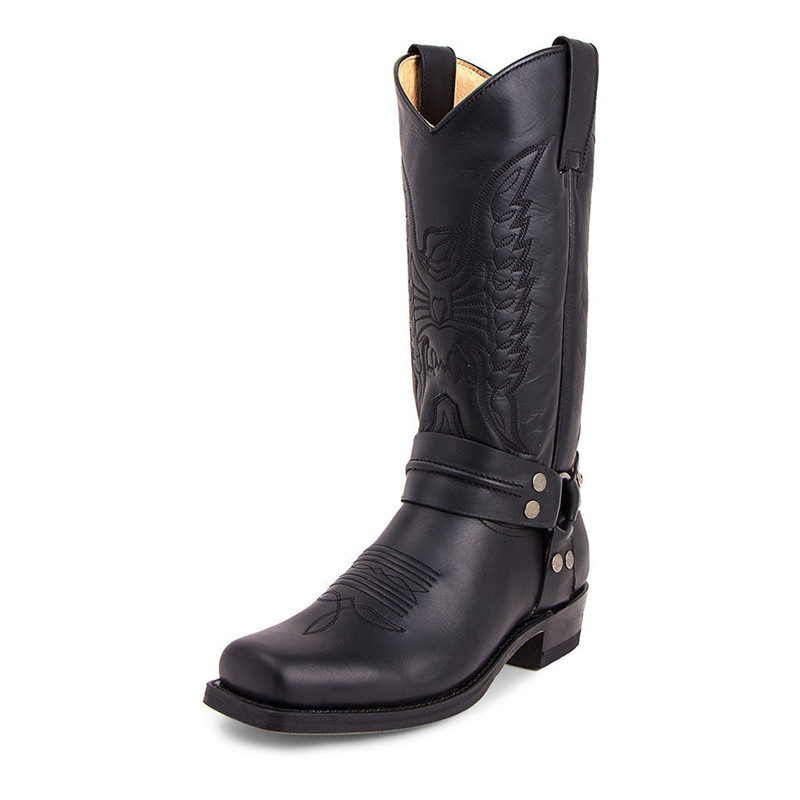 New Men's Motorcycle Boots Fas - Embroidery Fabric ulasan dan harga