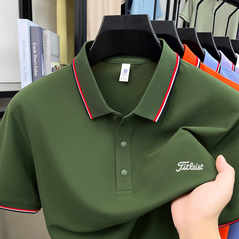 Luxury Men's Polo Shirt Summer - Embroidery Premium ulasan dan harga