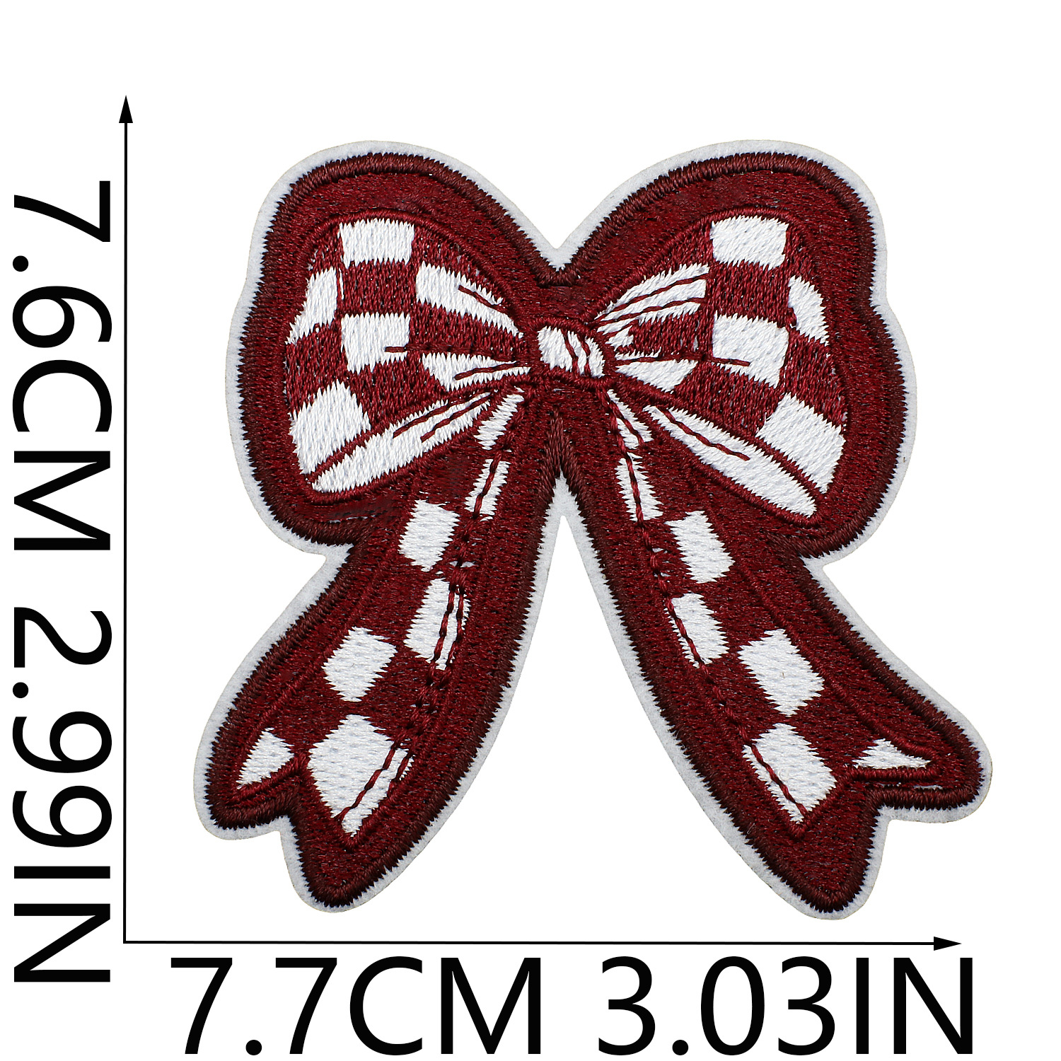 1PCS Red Blue Green Element Lo - Embroidery Design Love ulasan dan harga
