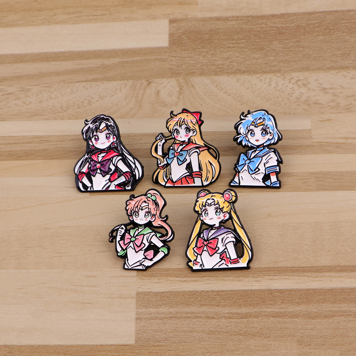 Manga Anime Enamel Pin Cute Gi - Embroidery Illustration ulasan dan harga