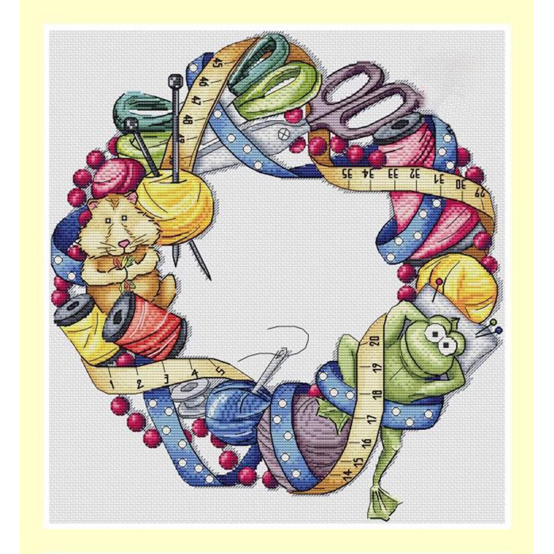 11269 Cross Stitch Kits Embroi - Punch Needle Handle ulasan dan harga
