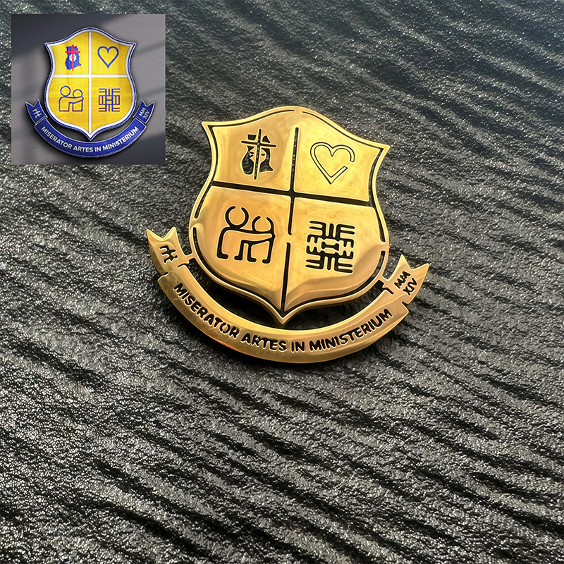 Custom Your Logo Brooch Person - Embroidery Illustration ulasan dan harga