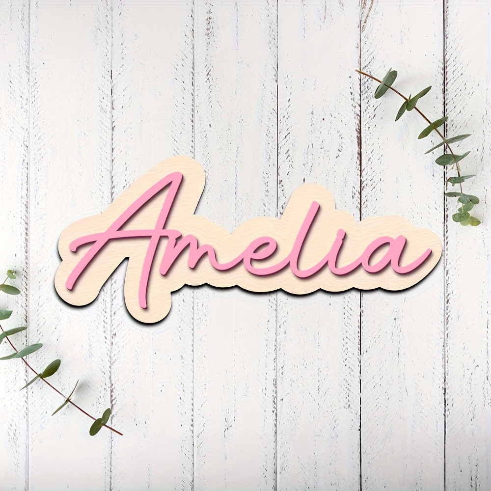 Customizable Double-Layered Wo - Embroidery Name ulasan dan harga