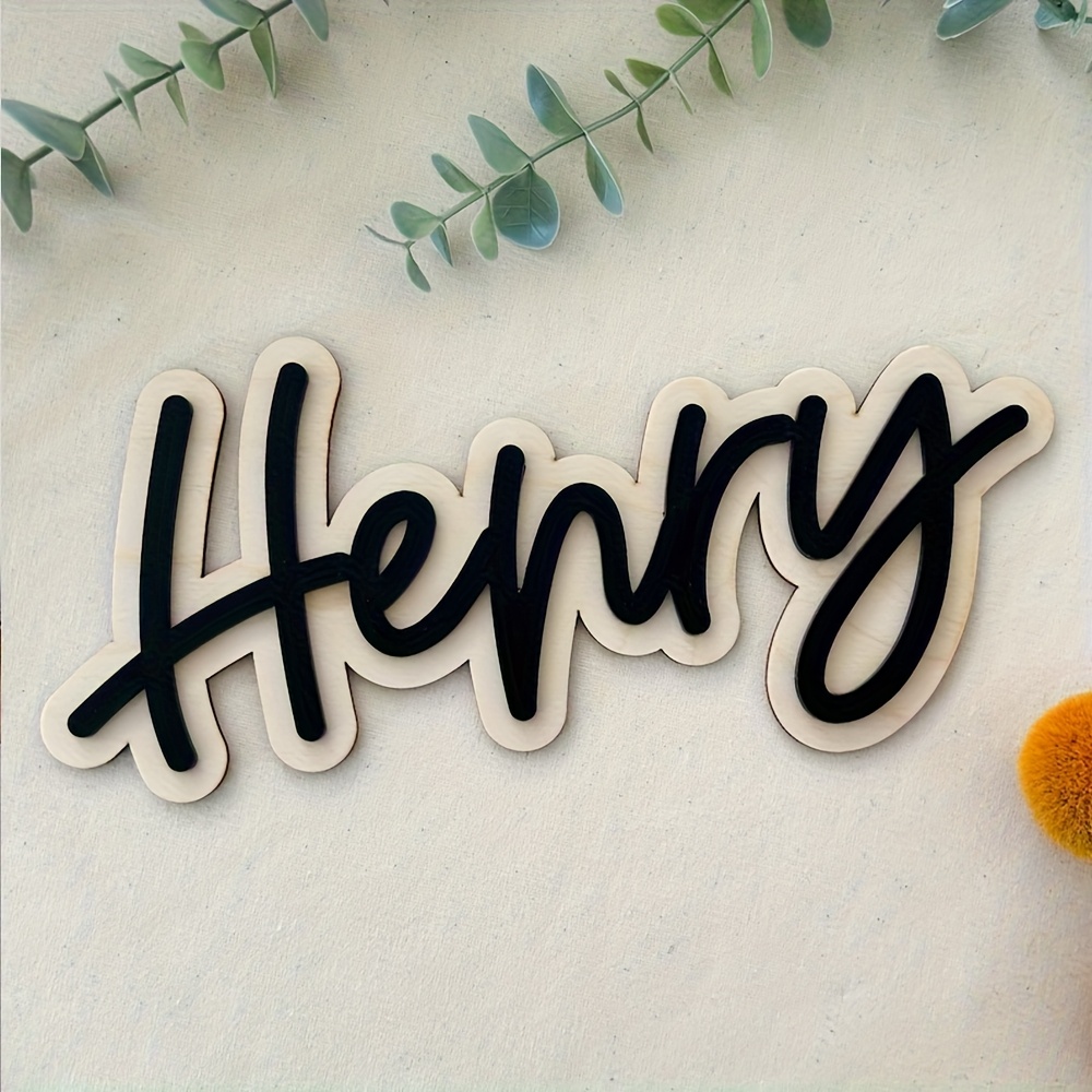 Customizable Double-Layered Wo - Embroidery Name ulasan dan harga