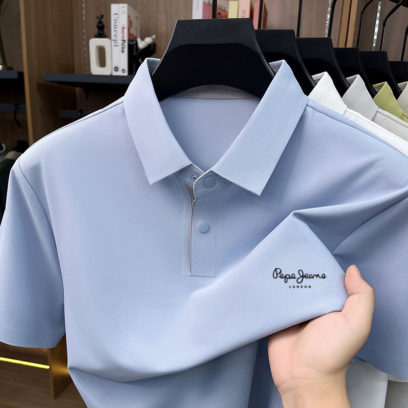 Men's Premium Polo Shirt Casua - Embroidery Premium ulasan dan harga