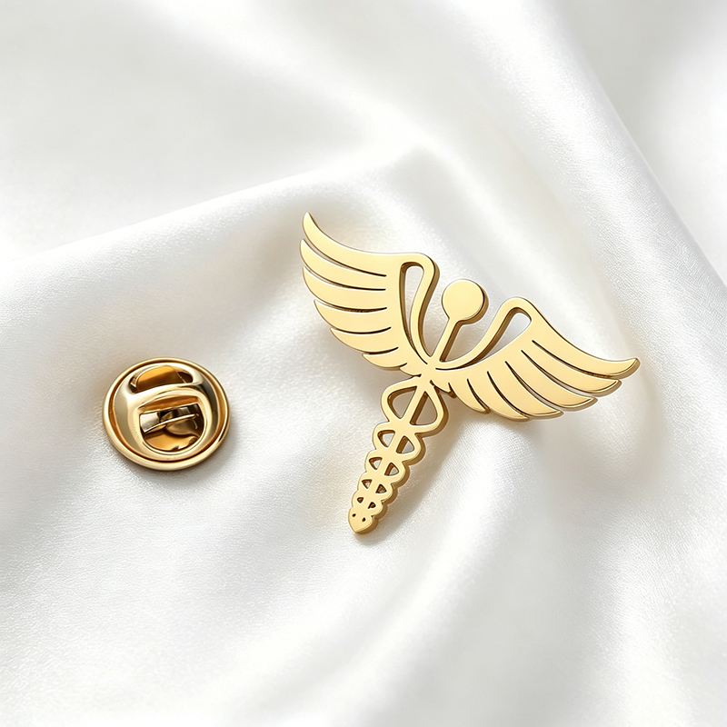 Custom Logo Brooches Custom St - Embroidery Illustration ulasan dan harga
