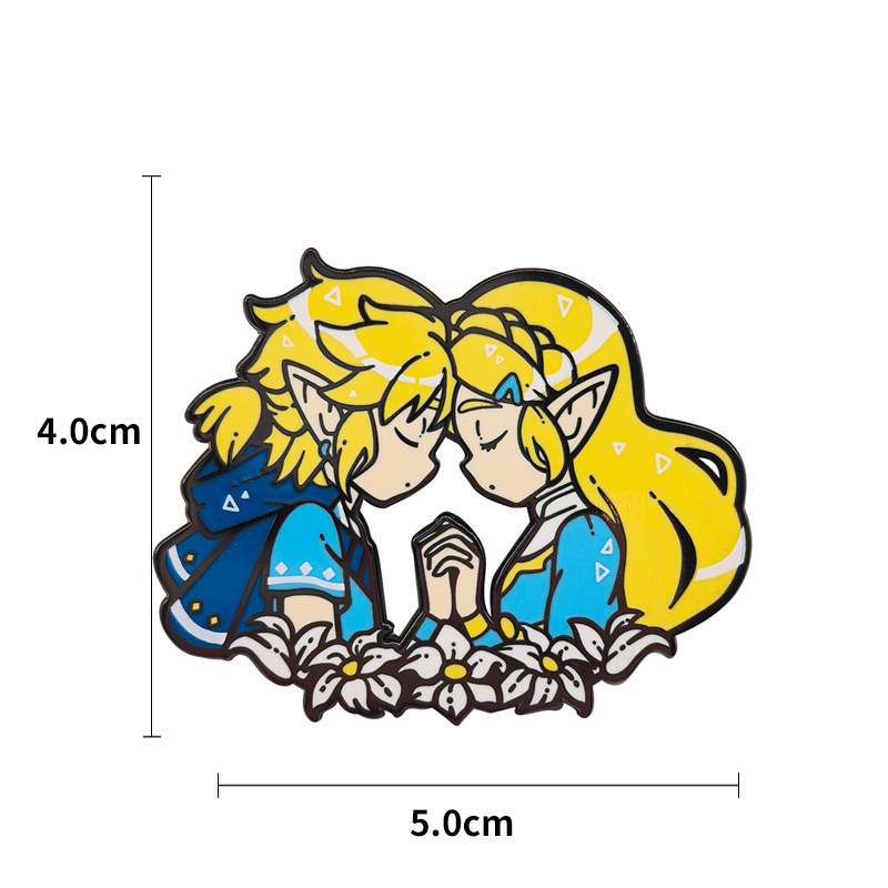Anime Princess Enamel Pin Cosp - Embroidery Illustration ulasan dan harga