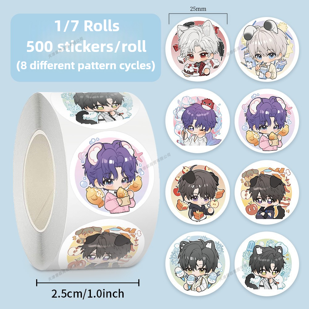 500Pcs Roll Kawaii Cartoon Sti - Embroidery Wall Art ulasan dan harga