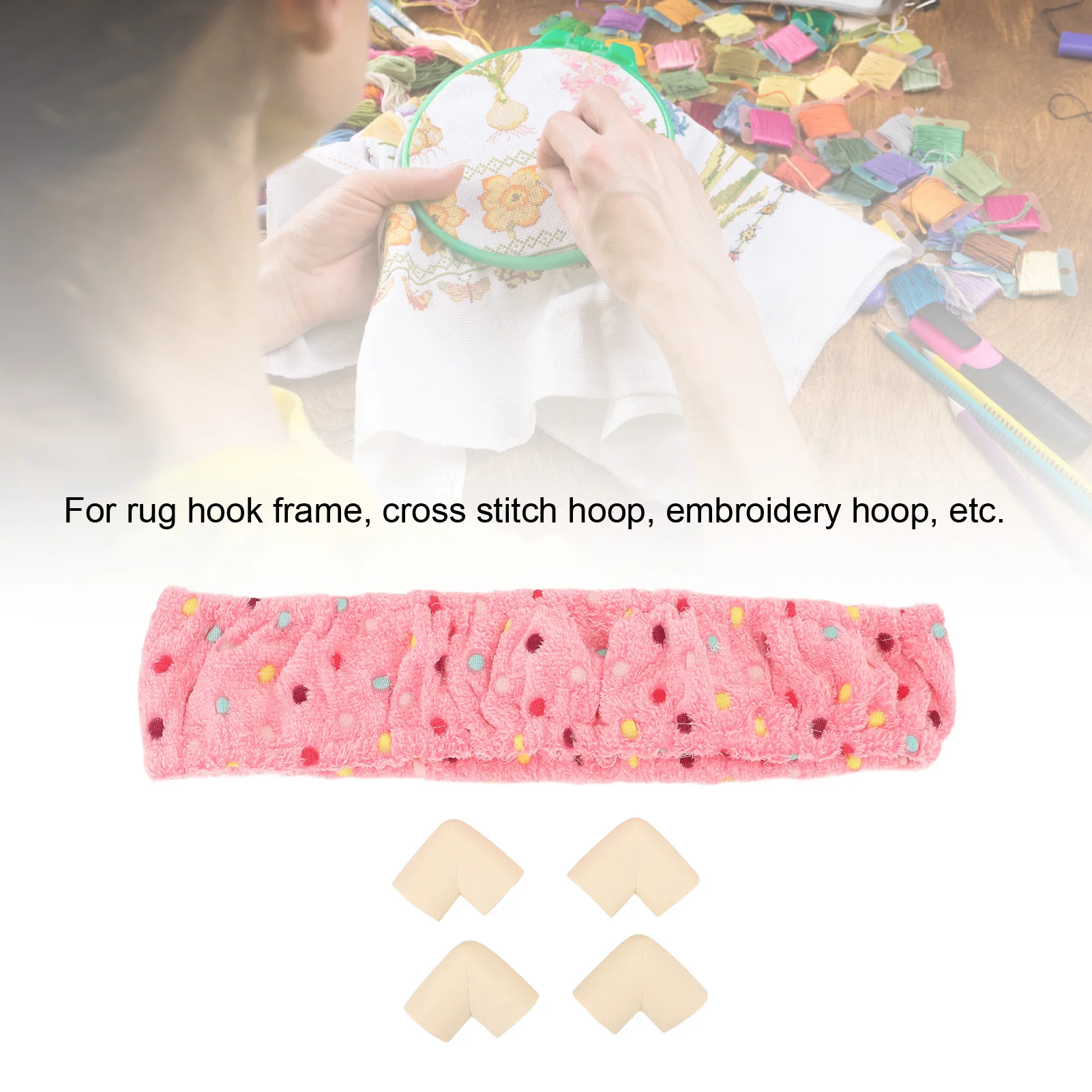 Rug Hooking Frame Cover Elasti - Punch Needle Handle ulasan dan harga