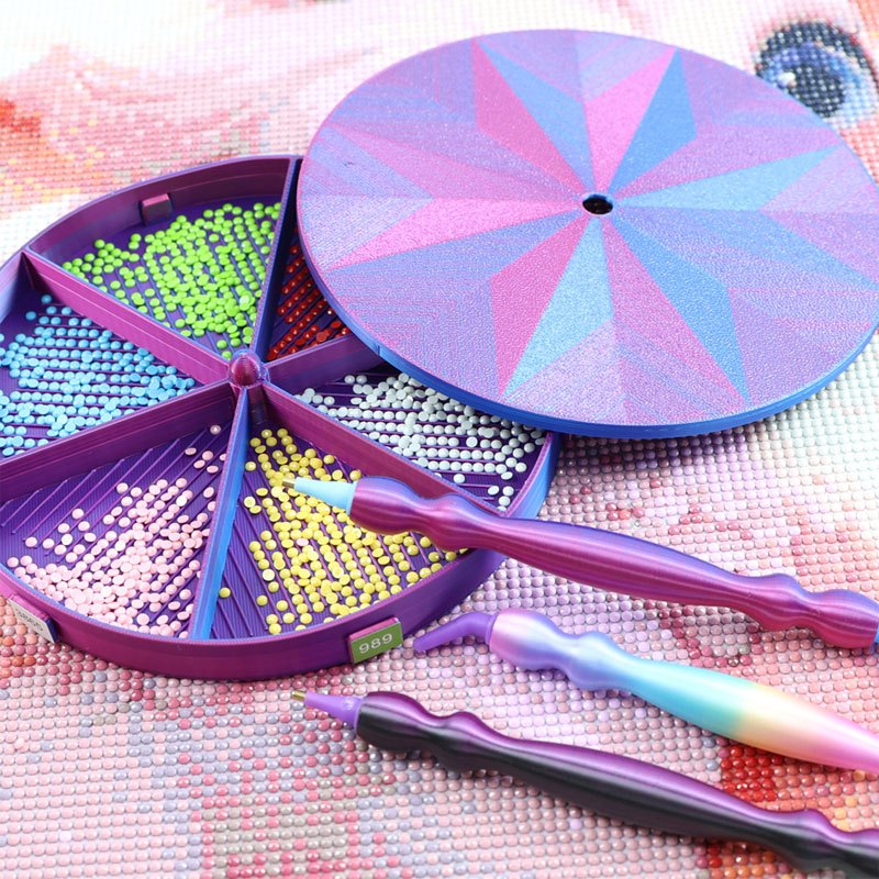 1 Set 6Pcs Diamond Painting Tr - Embroidery Kit Starter ulasan dan harga