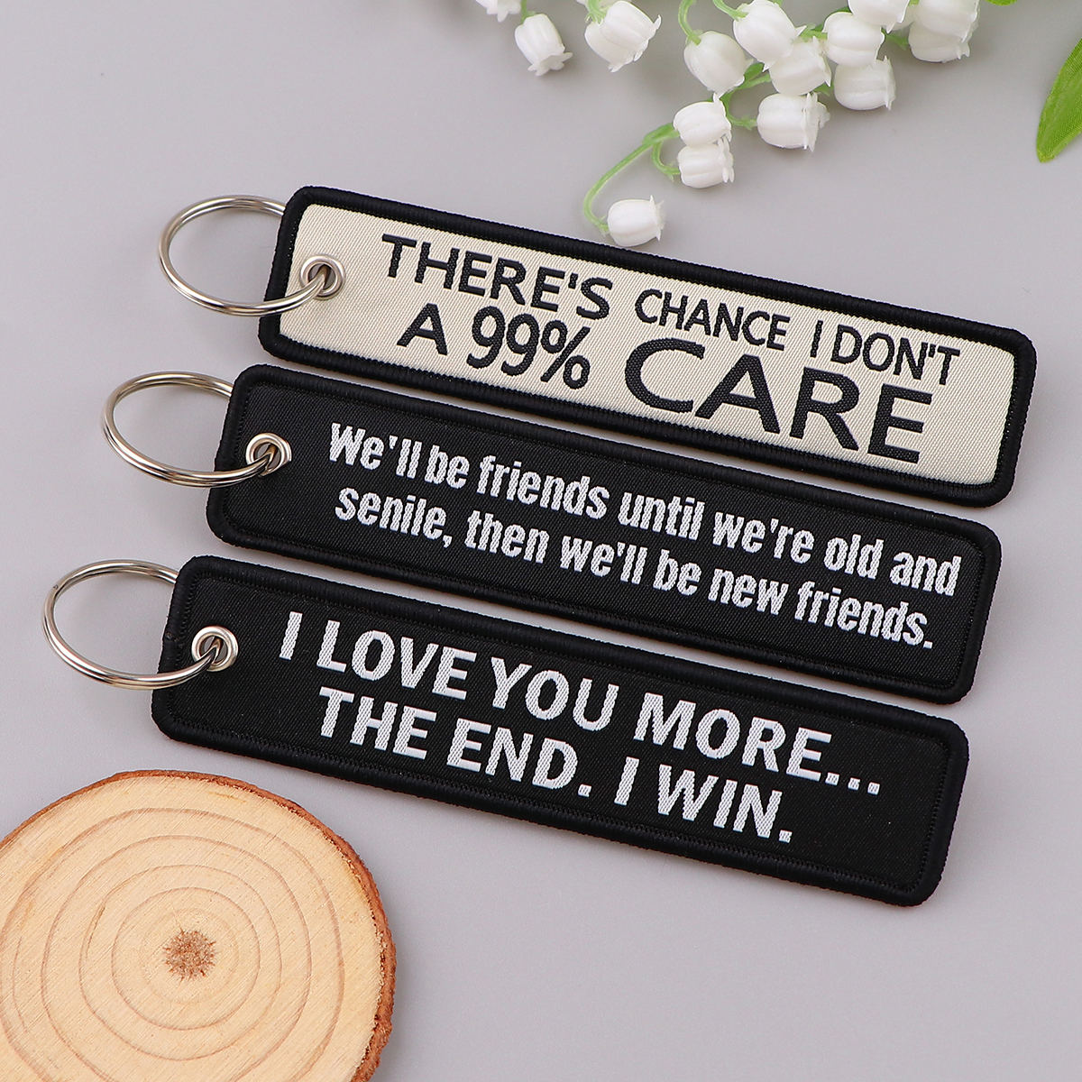 Van Gogh Embroidery Key Fobs K - Embroidery Charm ulasan dan harga
