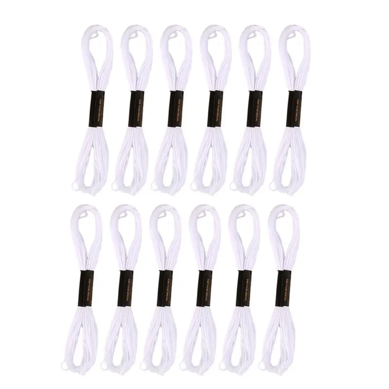 24PCS Black White Cross Stitch - Embroidery Floss ulasan dan harga