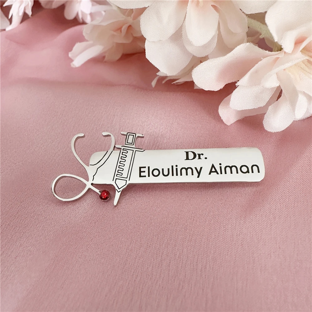 WLP Professional Brooch Pins f - Embroidery Name ulasan dan harga
