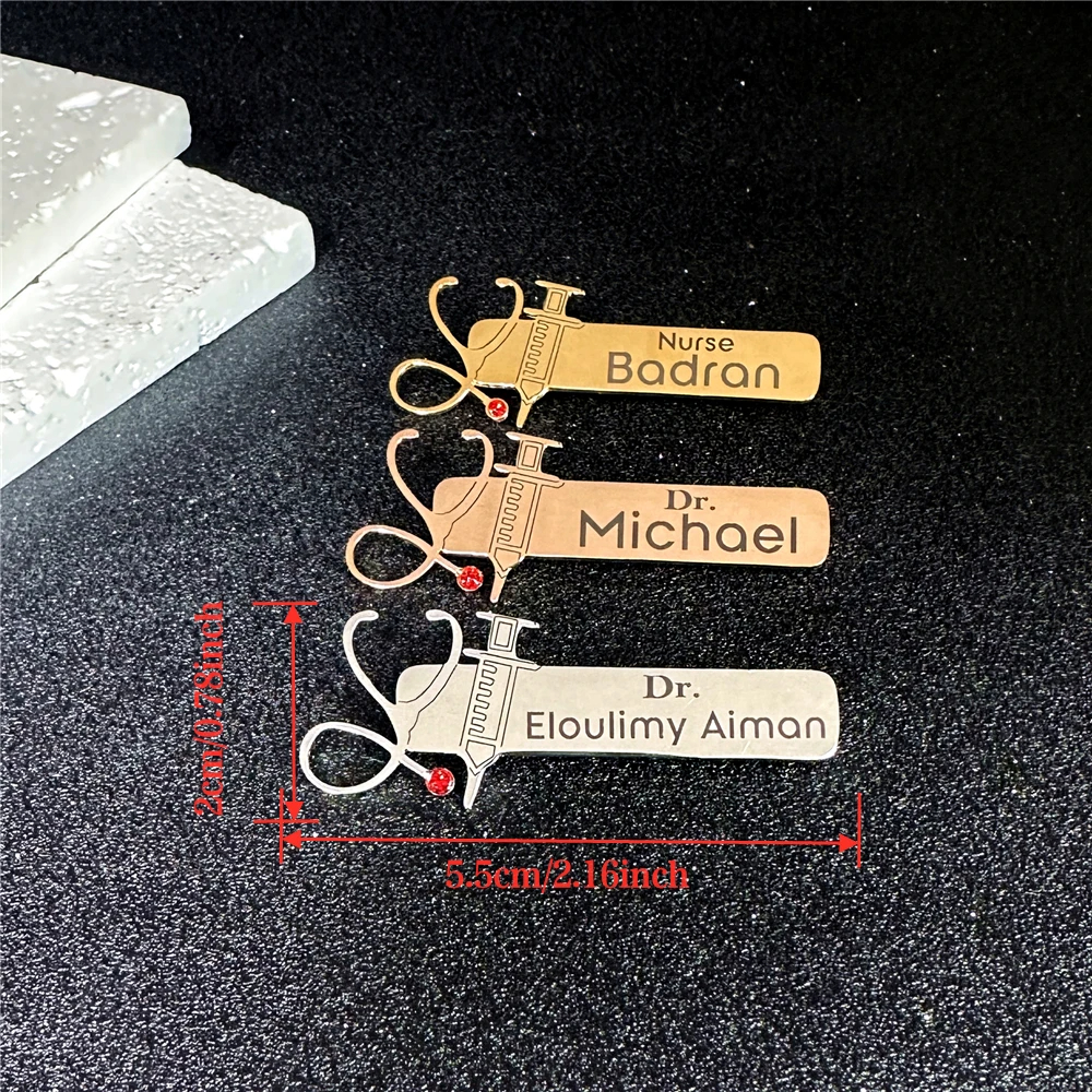 WLP Professional Brooch Pins f - Embroidery Name ulasan dan harga