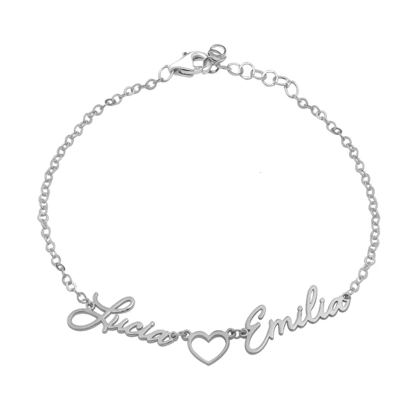 Custom 1-3 Names Bracelet Pers - Embroidery Charm ulasan dan harga